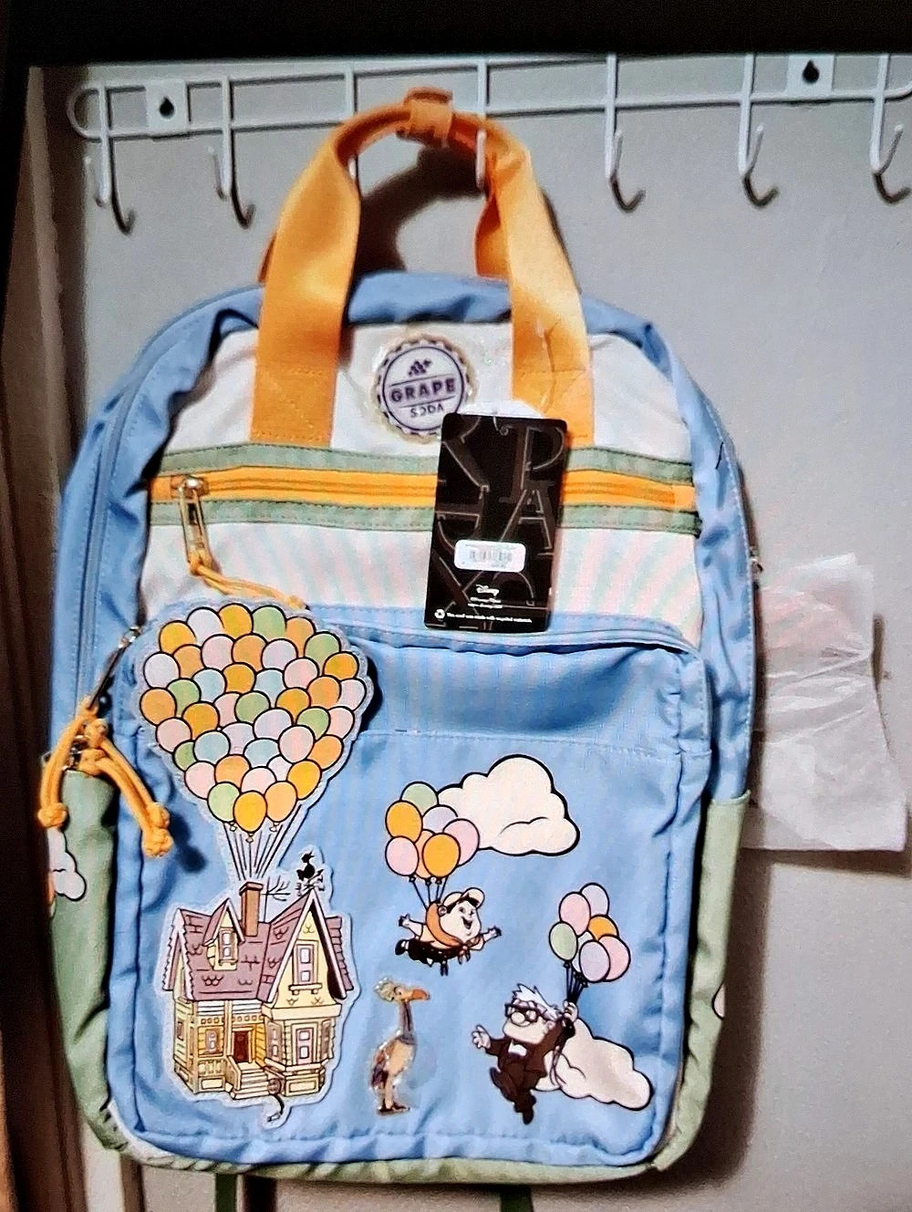 Loungefly Up Balloon House Mini Backpack Pixar Up Balloon House Backpack NWT